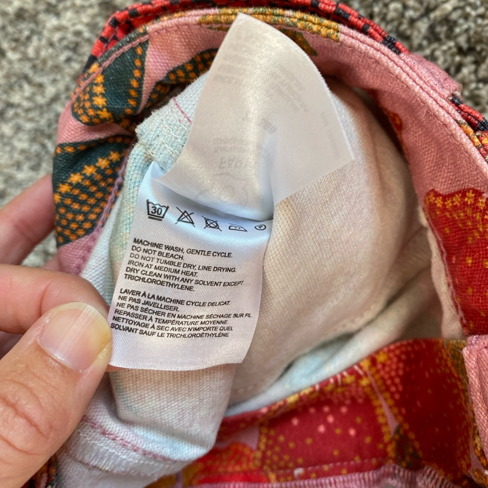 Farm Rio x Anthropologie Esperanza Pink Floral Pants - Picture 9 of 13